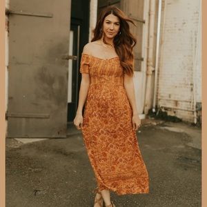Patrons of Peace Topanga Maxi Printed Dress